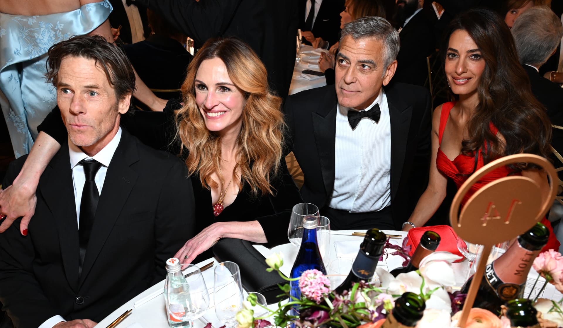 Julia Roberts and George and Amal Clooney’s 