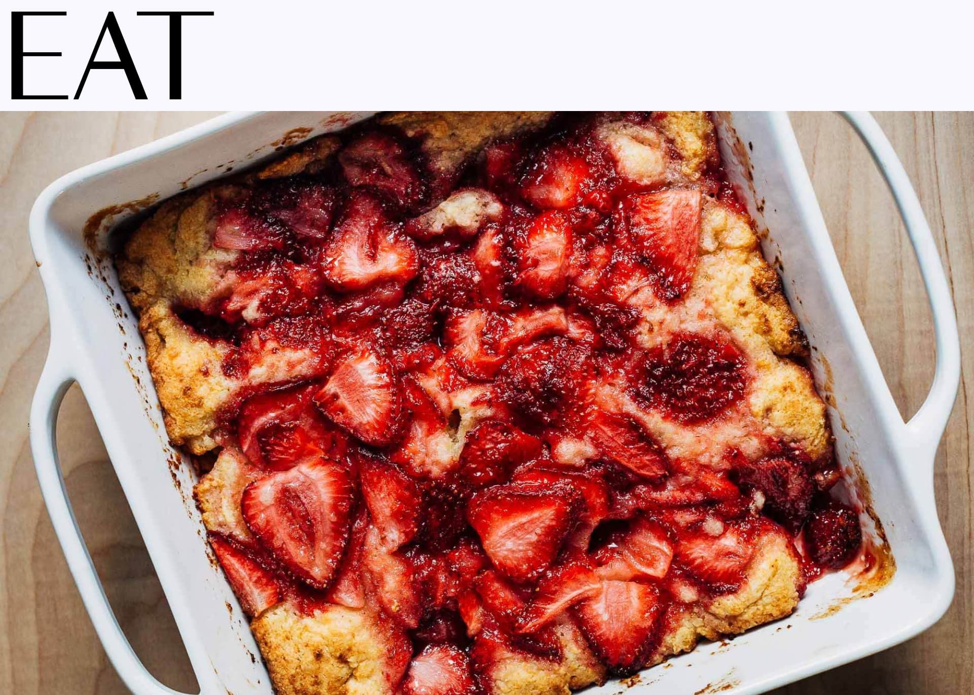EAT: Brooklyn Supper’s Strawberry Spoon Cake