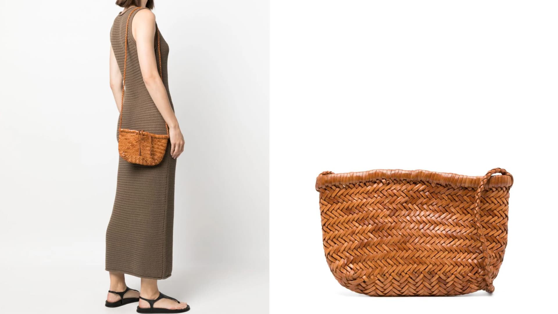 woven shoulder bag