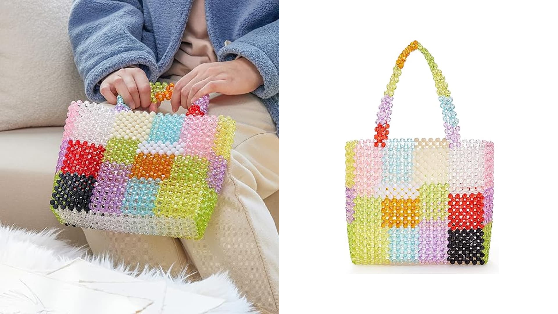 beaded handbag