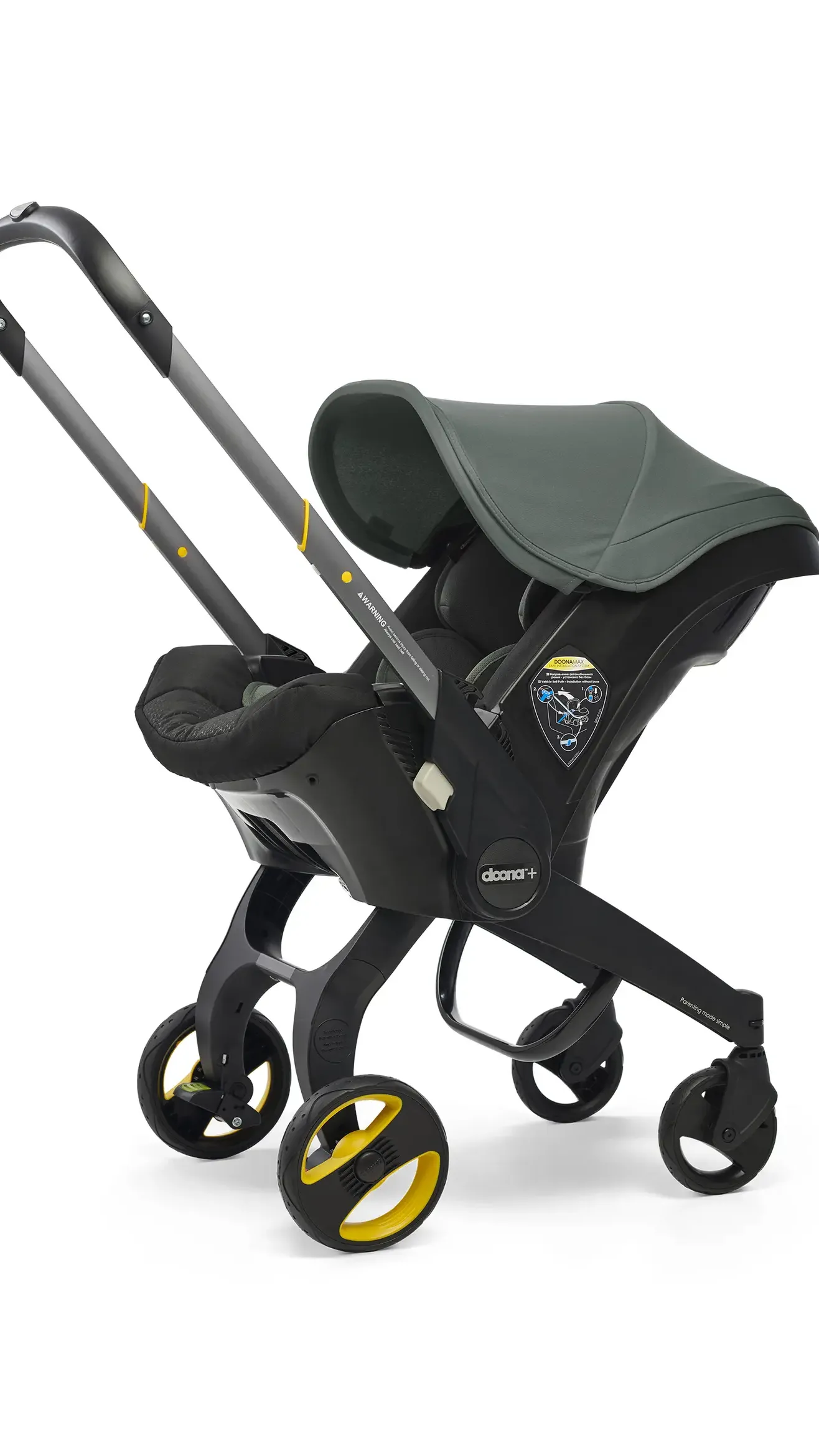 Doona Convertible Infant Car Seat/Compact Stroller System with Base