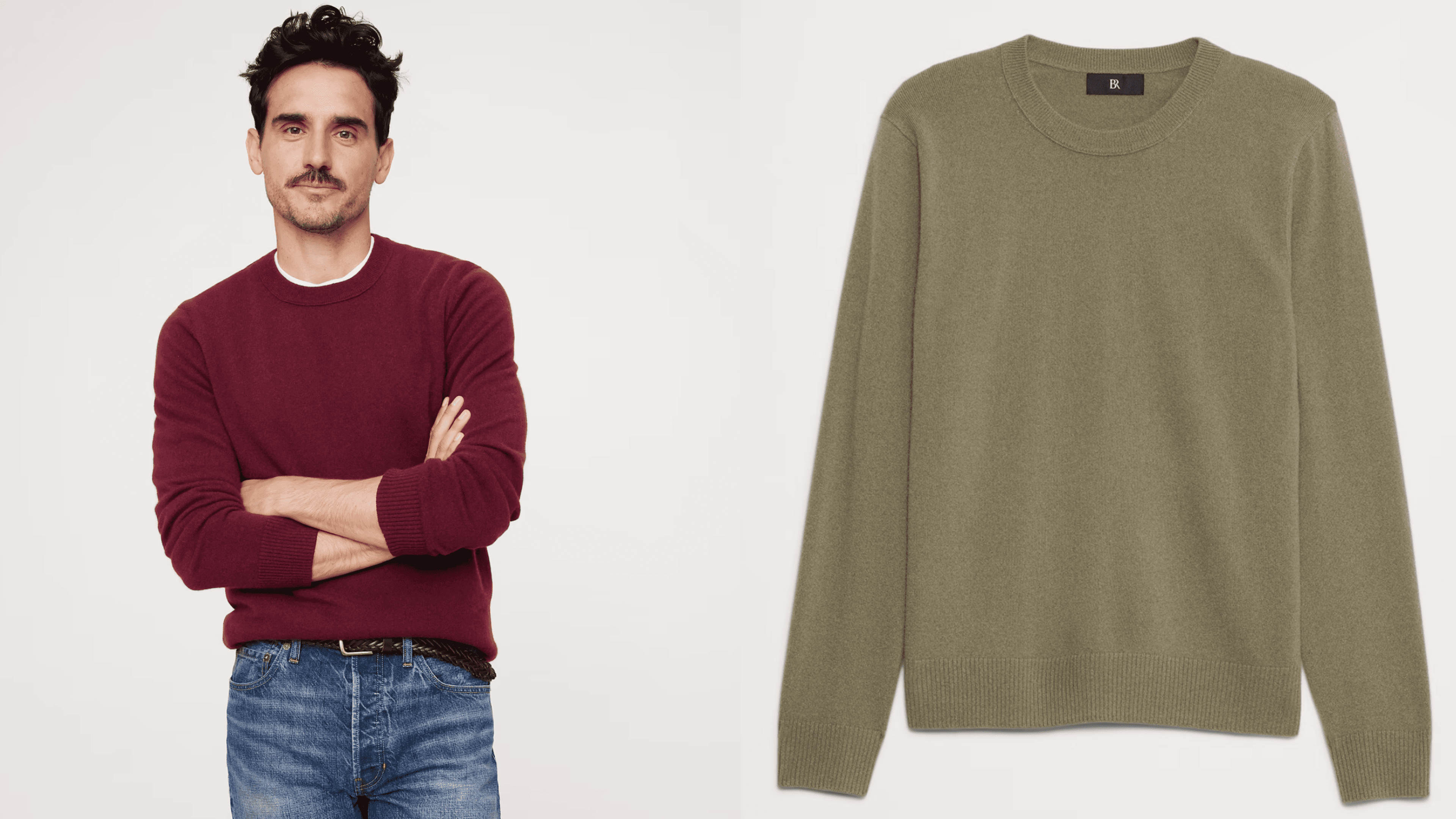 men's cashmere crewneck sweater