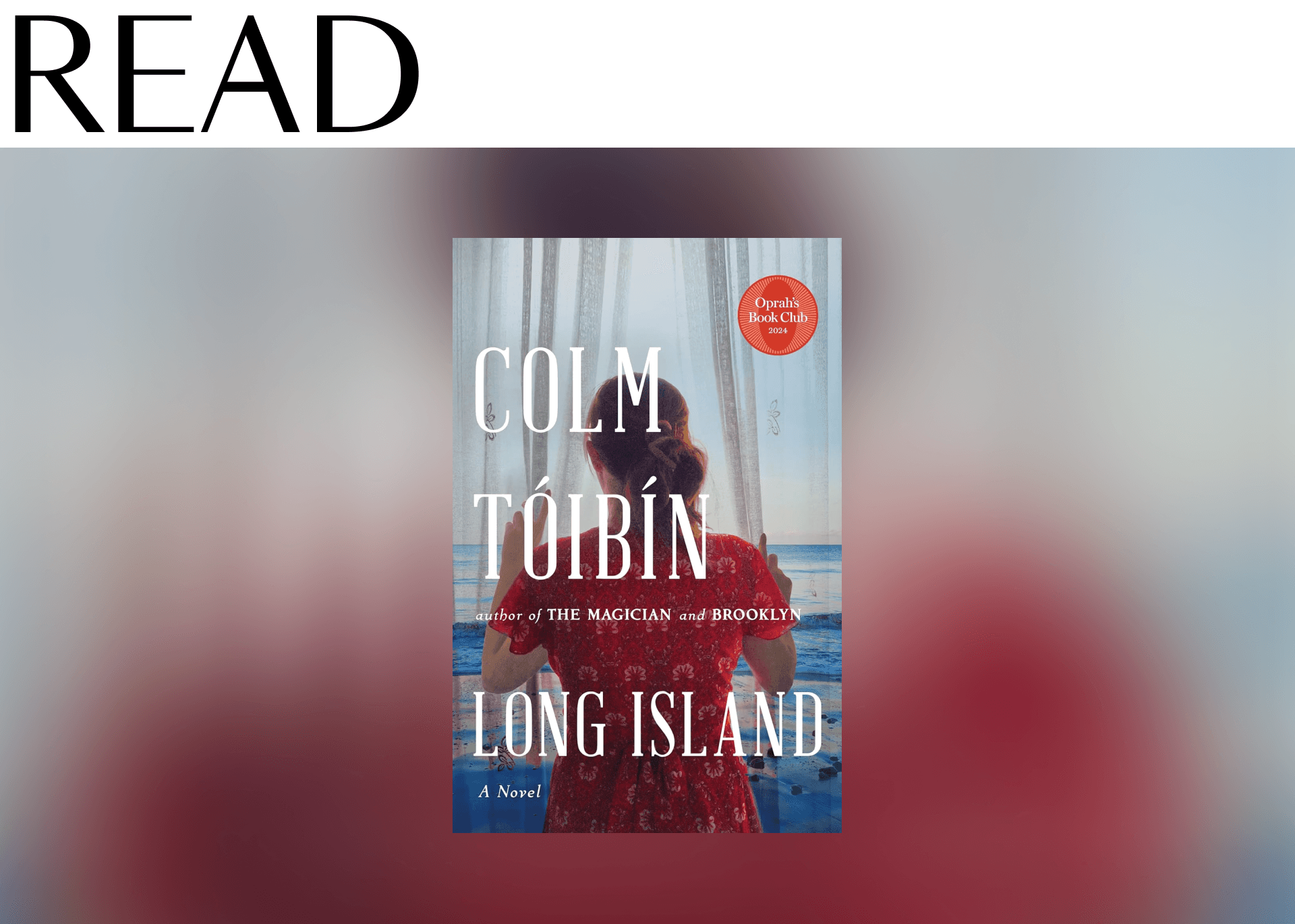 Read: “Long Island” by Colm Tóibín