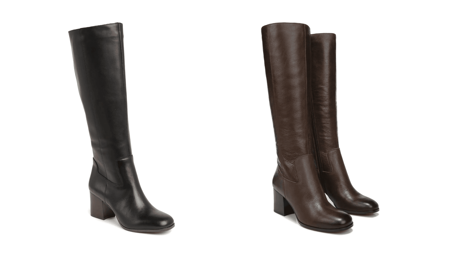High-heeled franco sarto boots