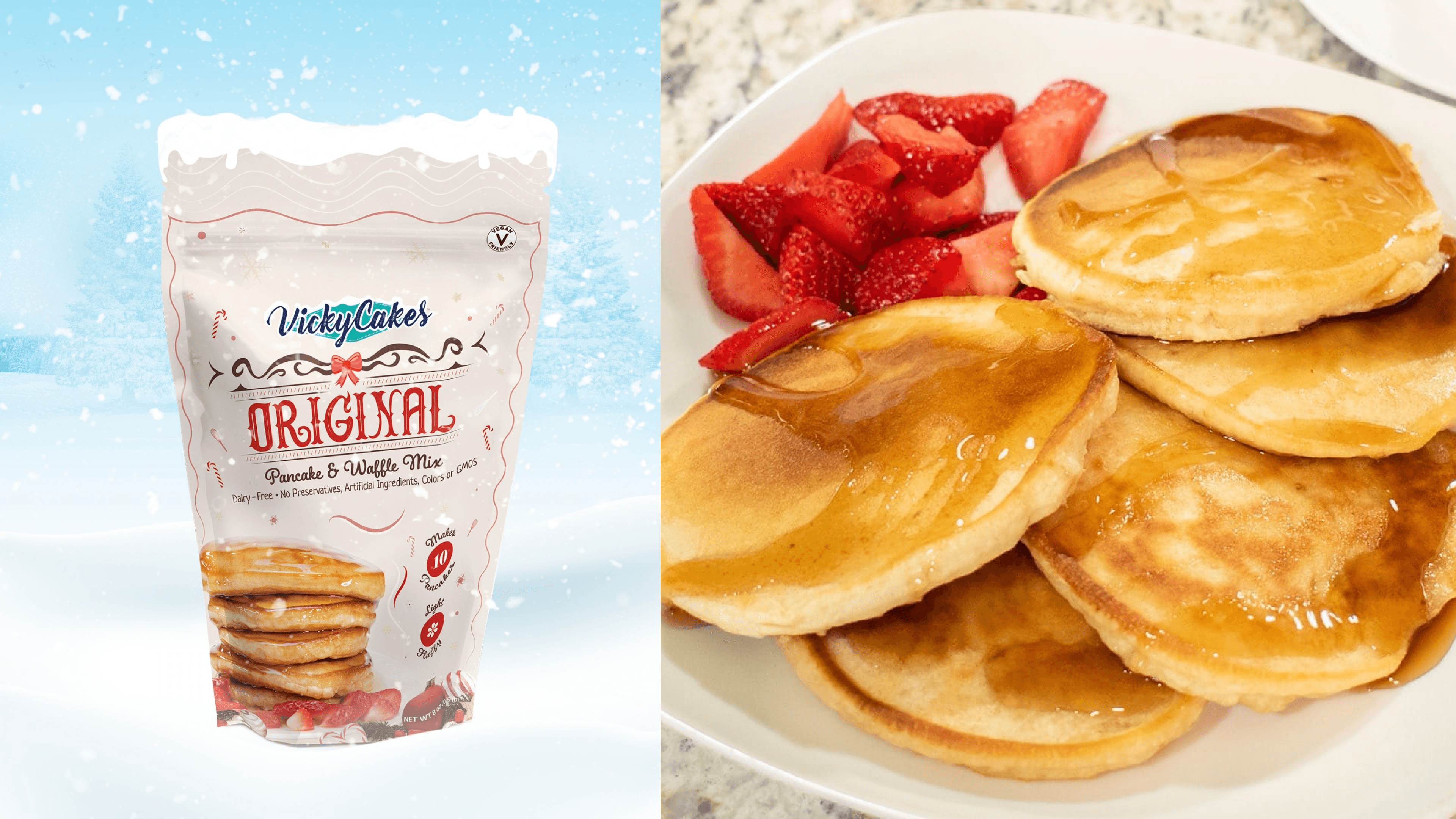 vegan pancake and waffle mix