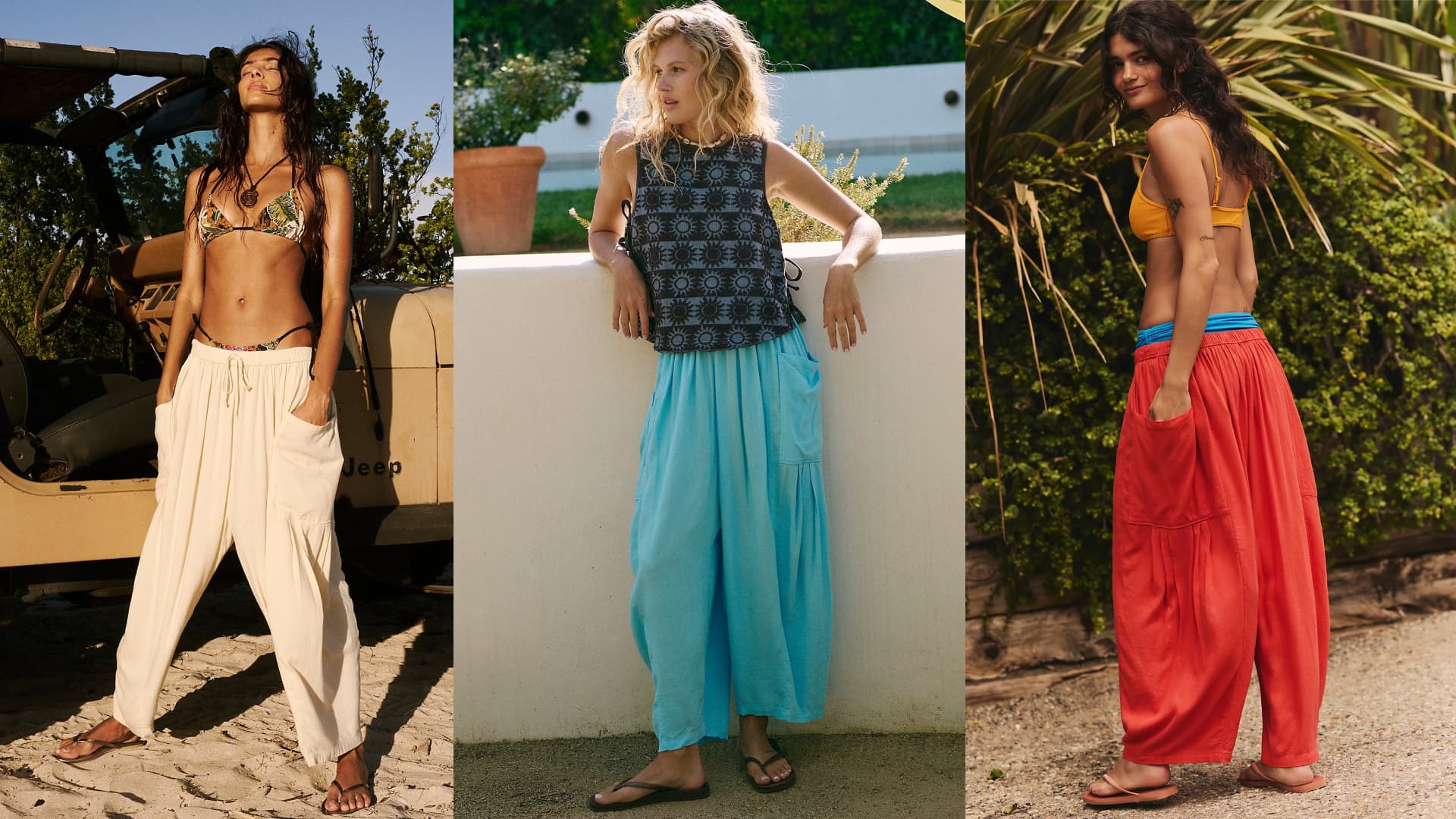 A pair of oversized pants 