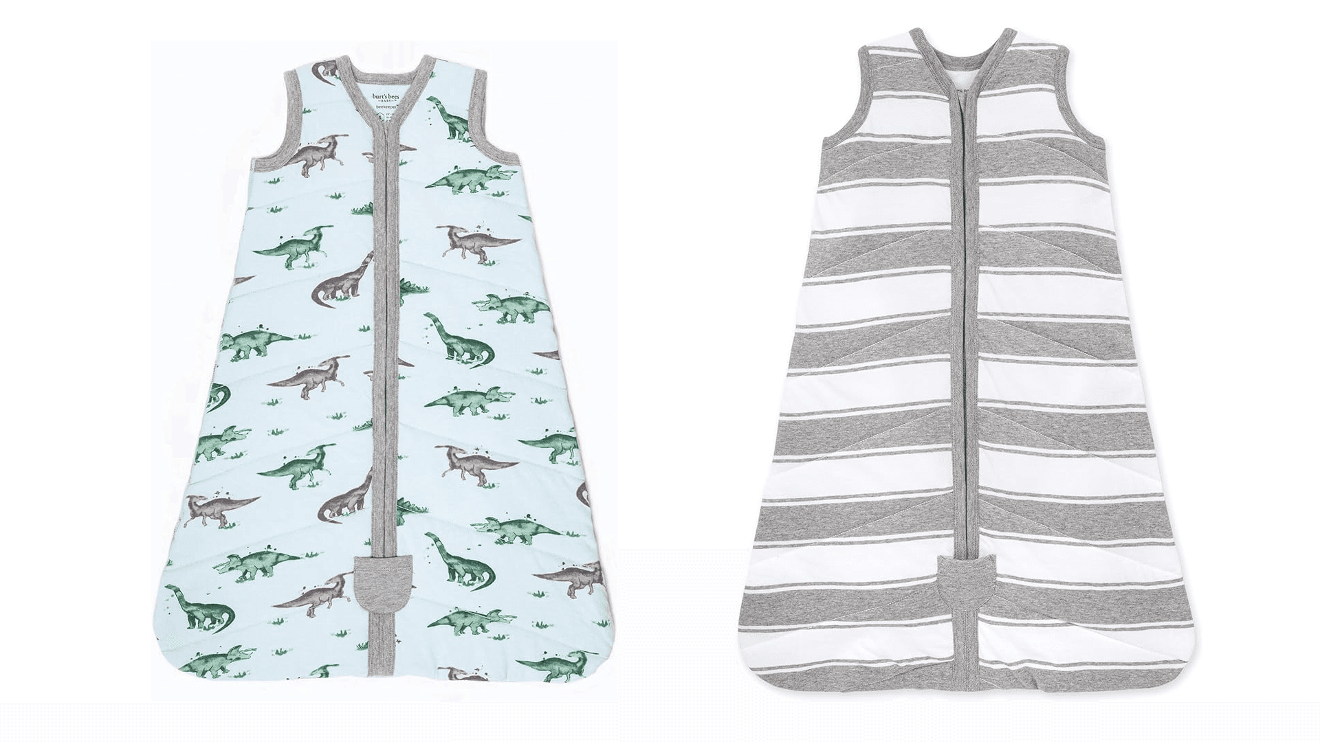 Burt's Bees Baby Unisex Beekeeper Wearable Blanket, Organic Cotton - Light Weight or Medium Weight - Newborn Essentials