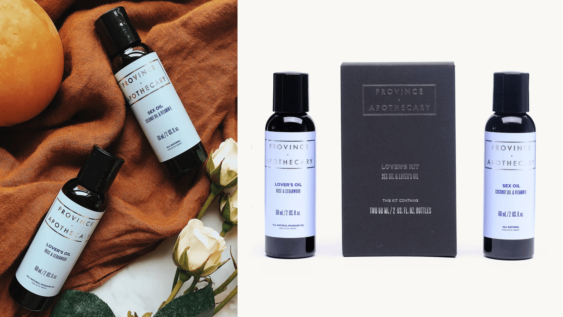 Province Apothecary, Lover's Kit Massage and Sex Oil