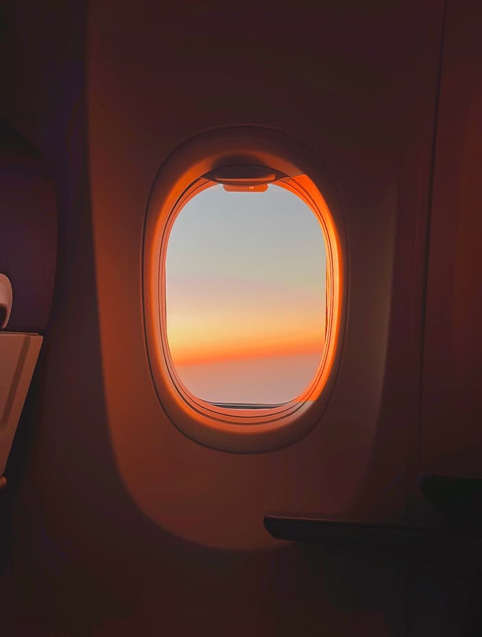 plane window