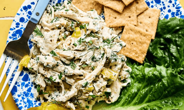 Zingy chicken salad