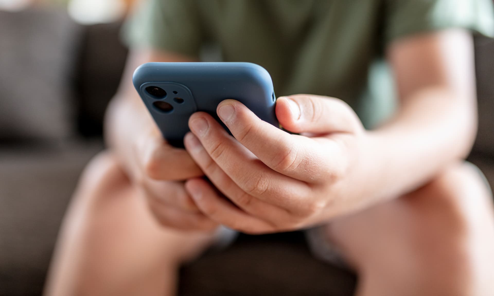 Someone on their cellphone