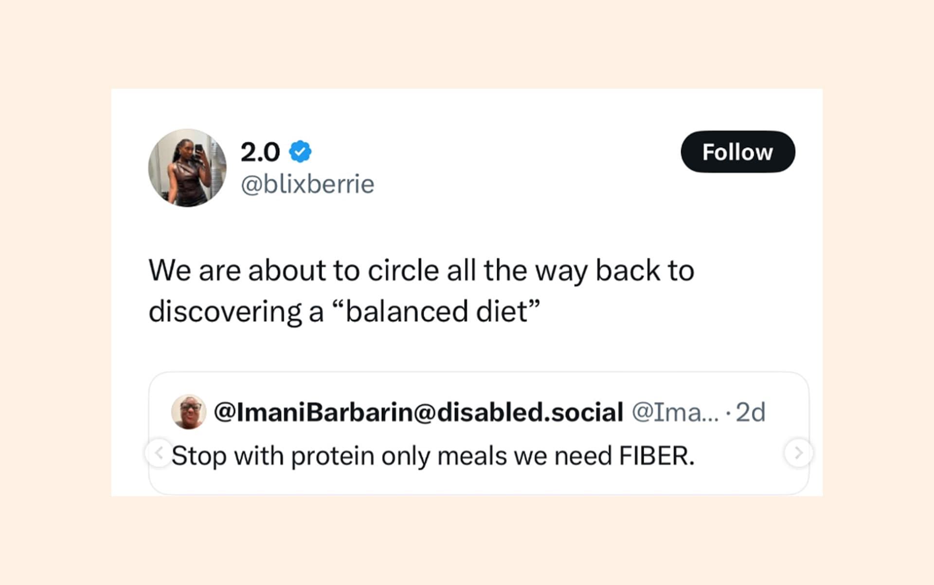 fiber protein what about balanced diet 