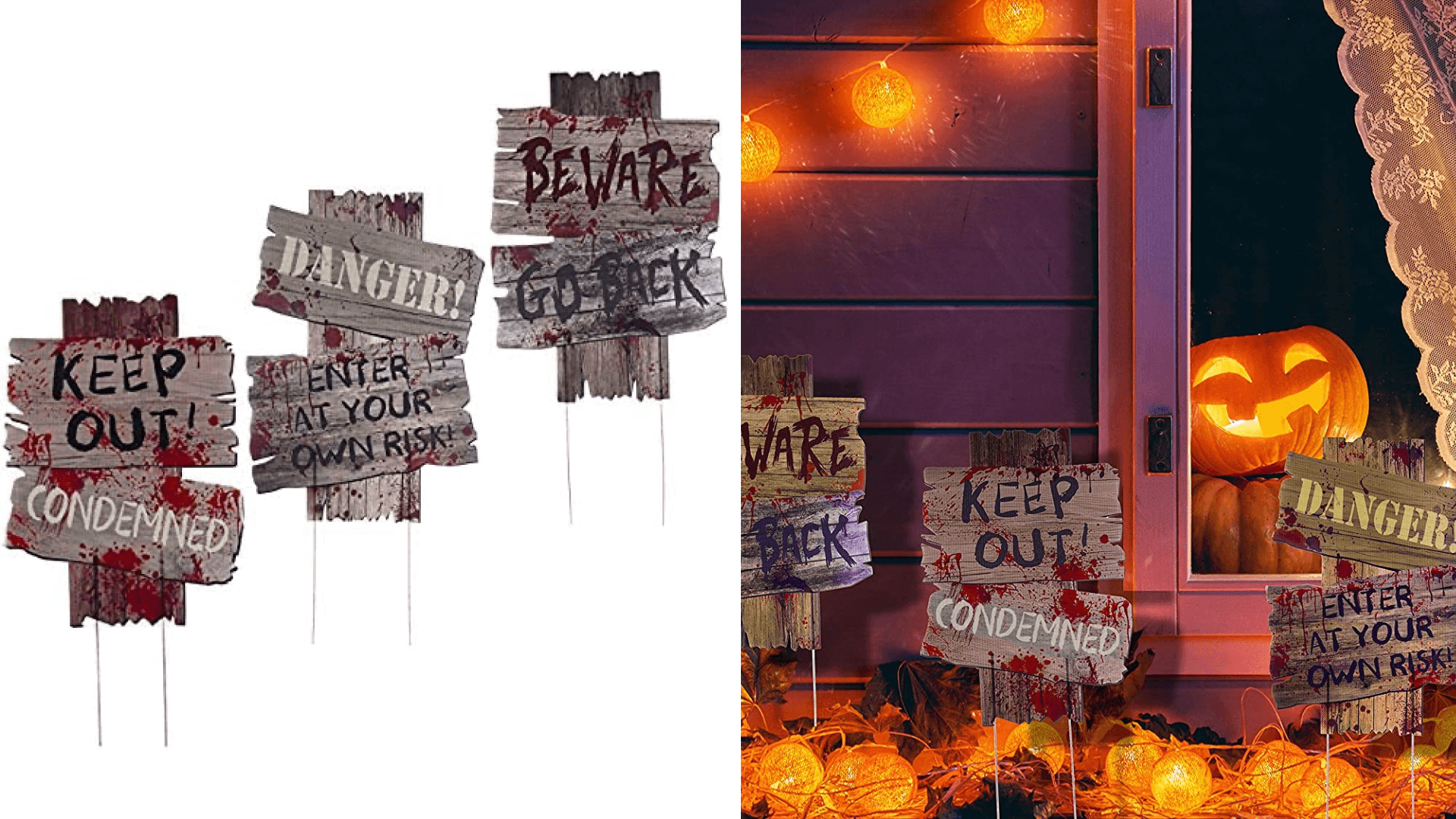 Halloween party decorations