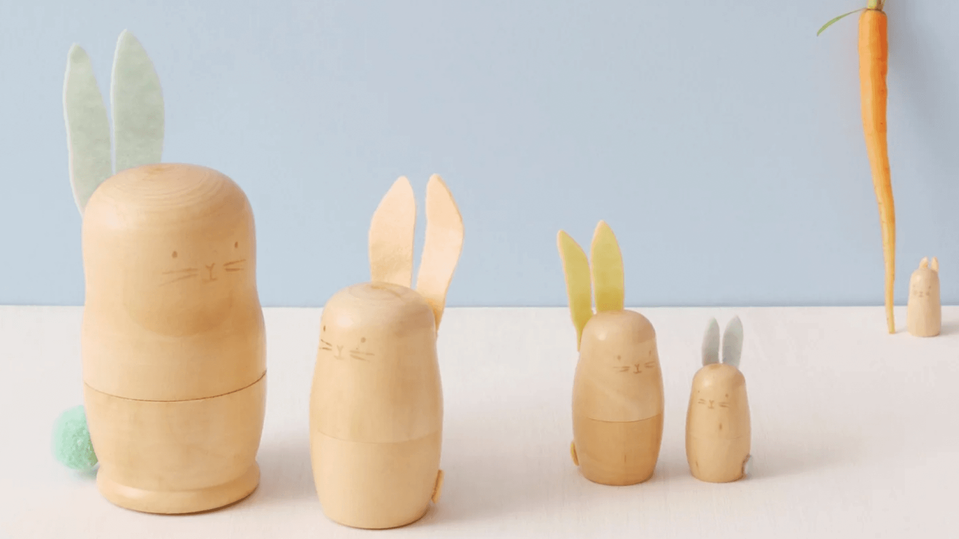 Nesting Easter Bunnies 