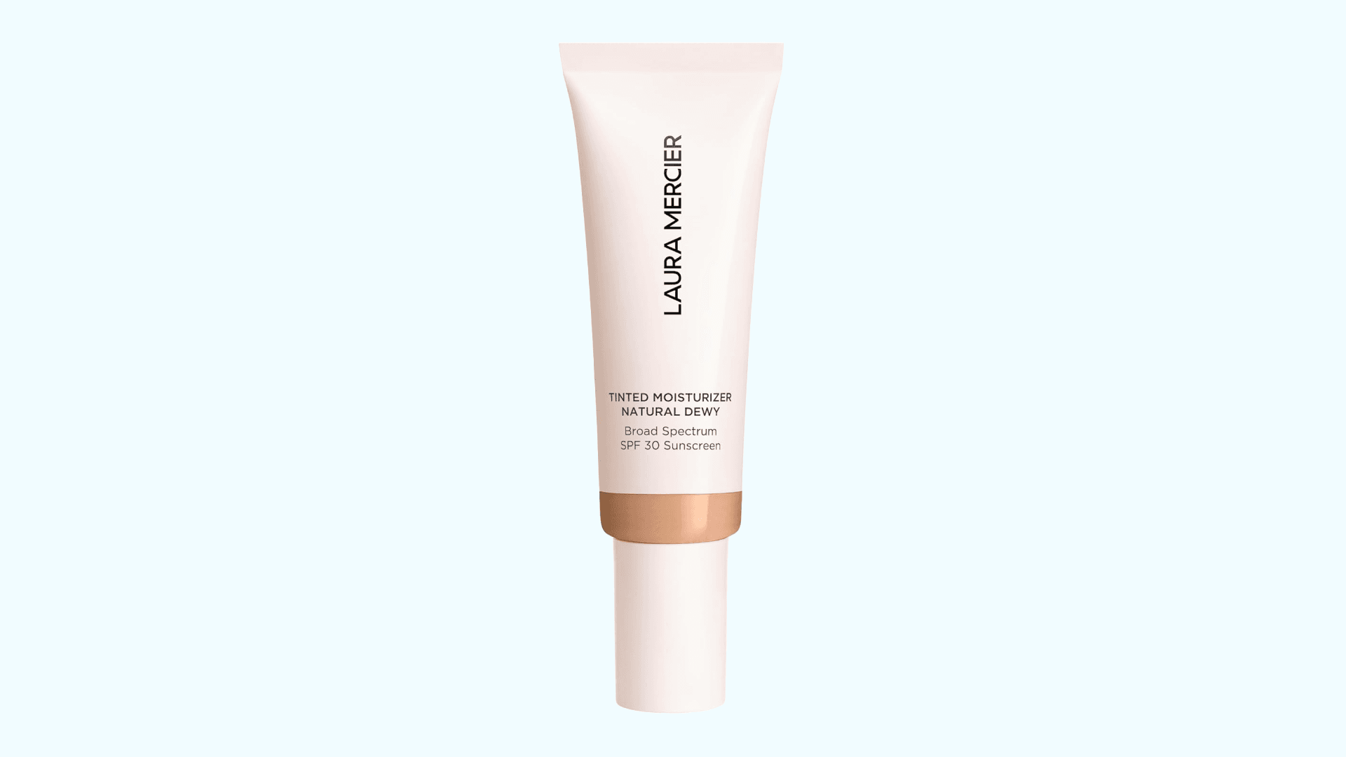 Laura Mercier Tinted Moisturizer Natural Dewy with SPF 30: 24HR+ Hydration, Long Lasting, Sheer to Light, Buildable Coverage, Dewy Finish, Improve Skin Tone and Texture, Skin Tint, Sand