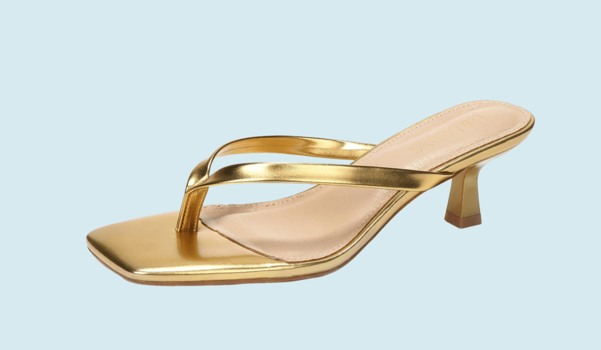 Heeled flip-flops 