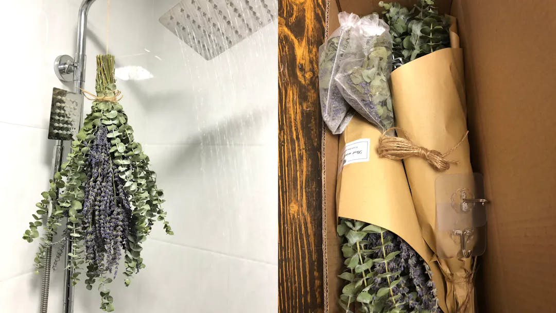 eucalyptus lavender bundle for shower