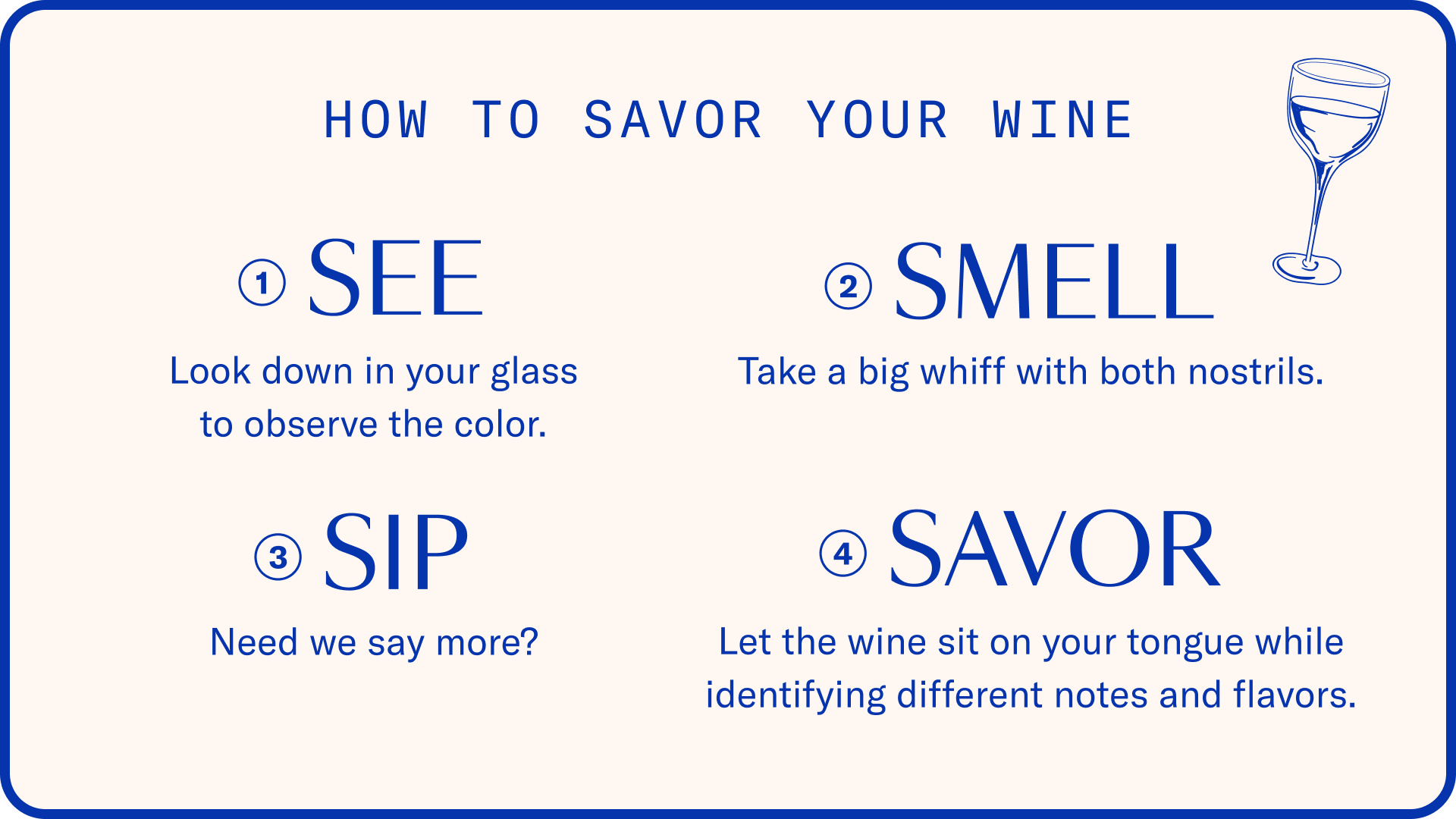 How to Savor Your Wine