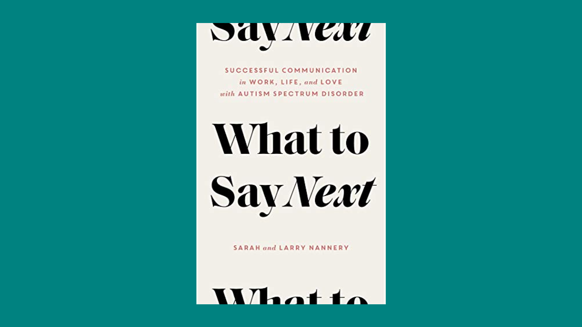 Cover of book "What to Say Next"
