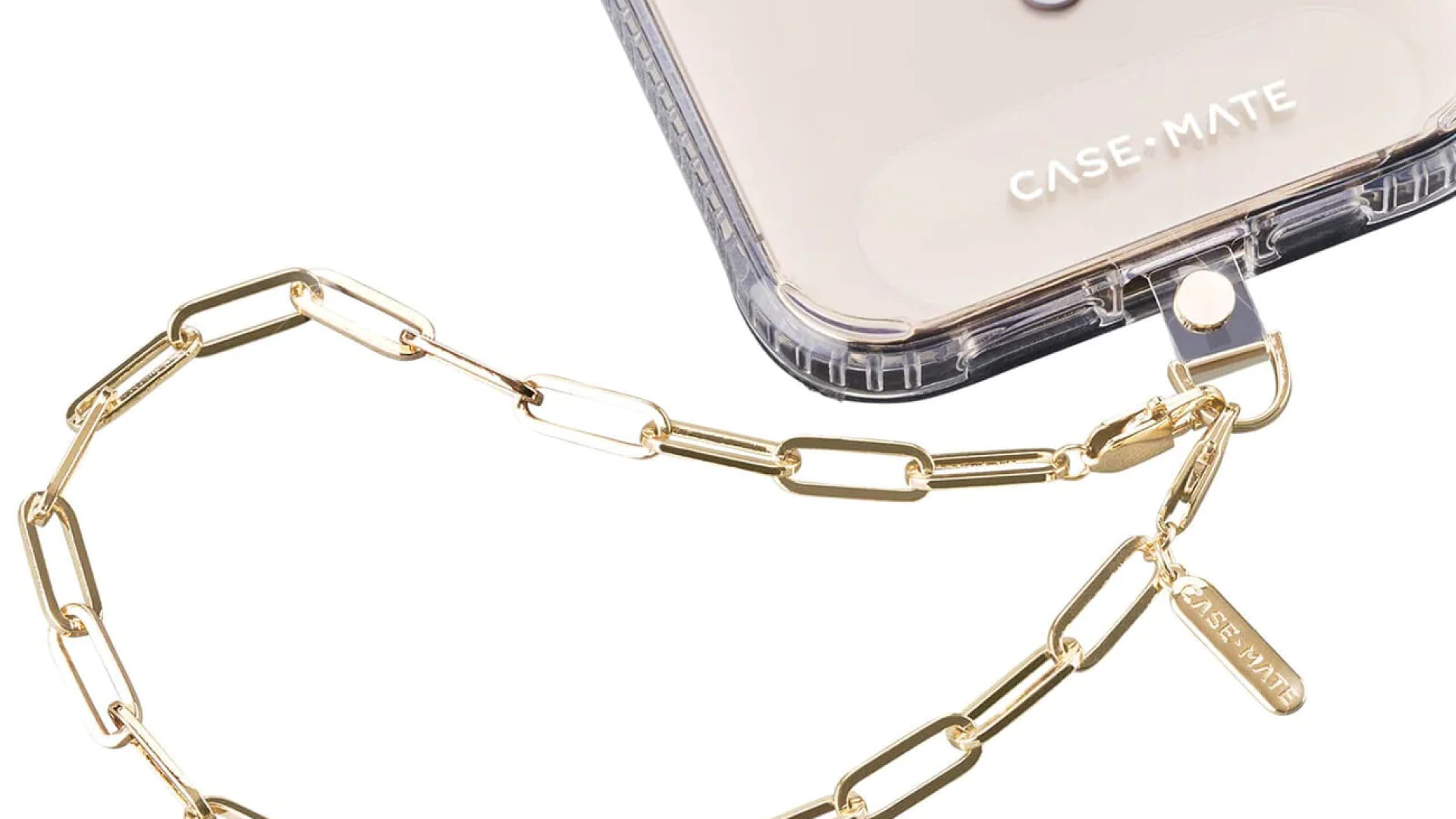 Case-Mate - Crossbody Chain for Most Cell Phones - Gold