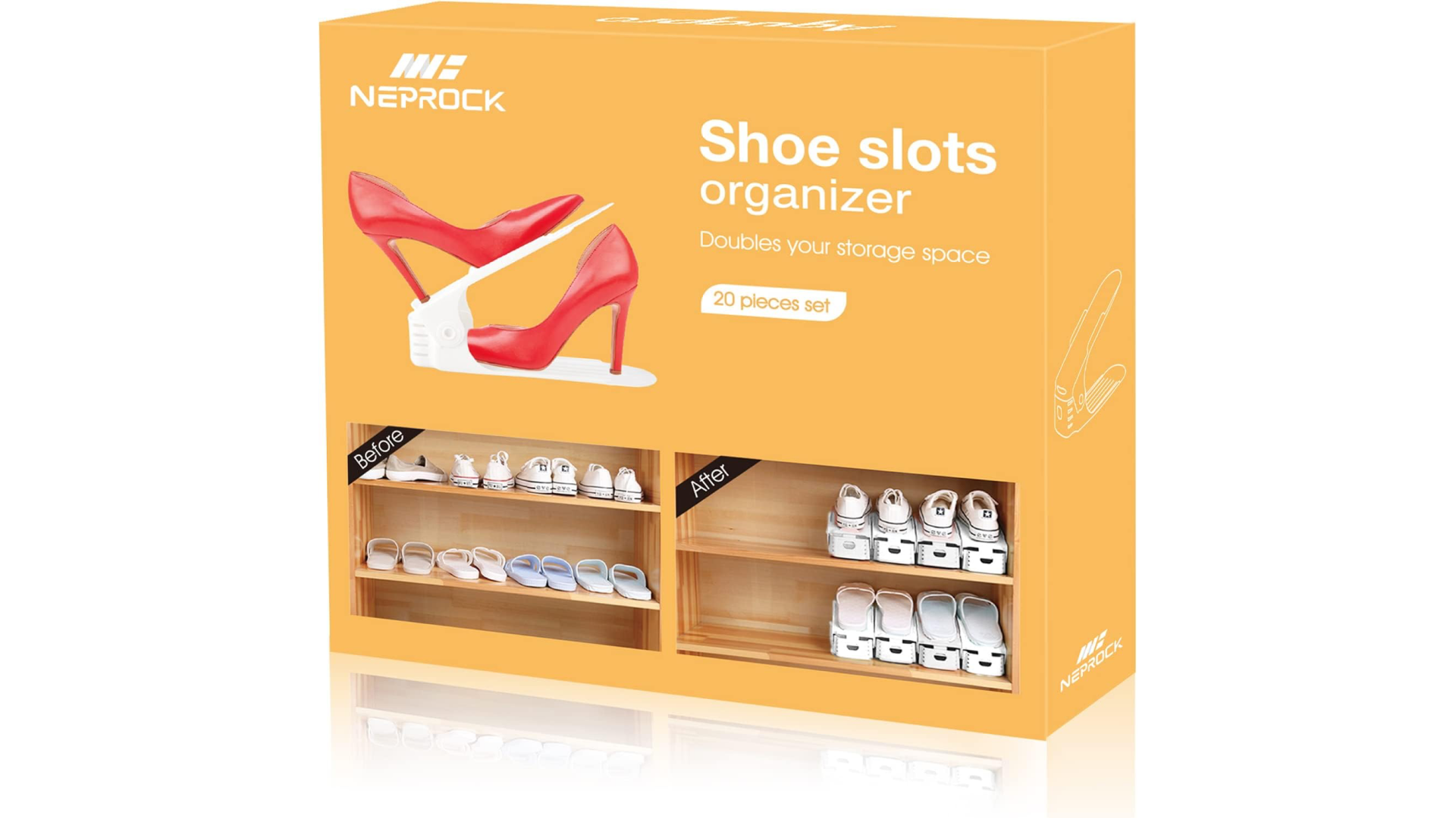 Shoe Storage, 8-Tier Shoe Rack Organizer for closet, 32 Pair Shoe Shel –  neprock