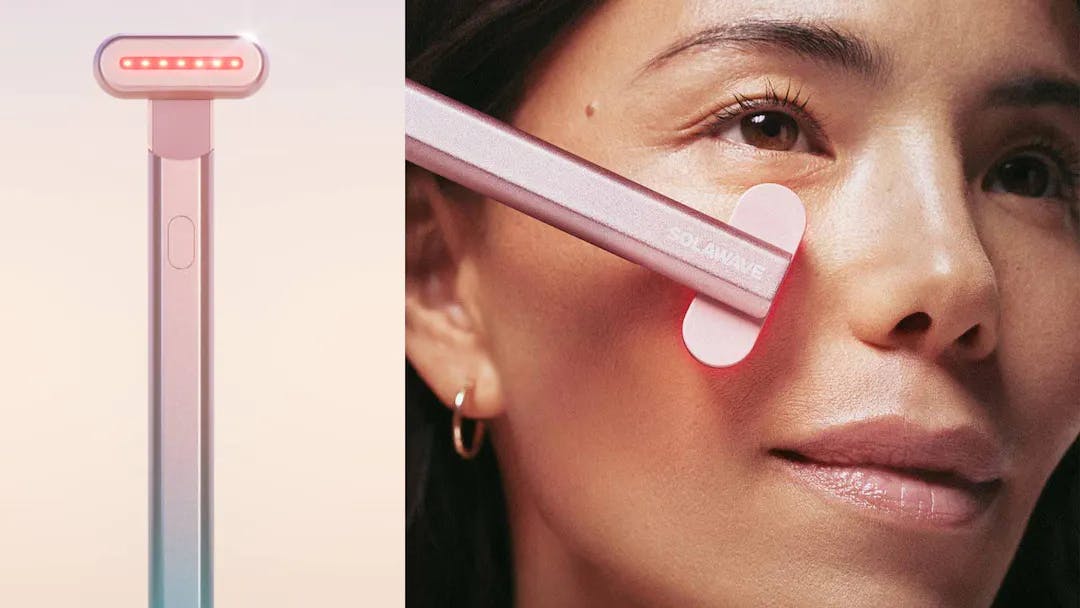 solawave red light therapy face wand