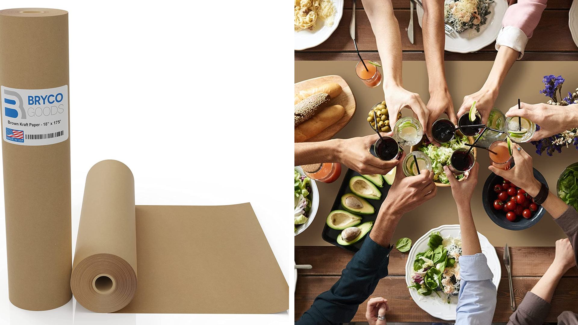  Bryco Goods Butcher Paper Roll - Butcher Table Paper