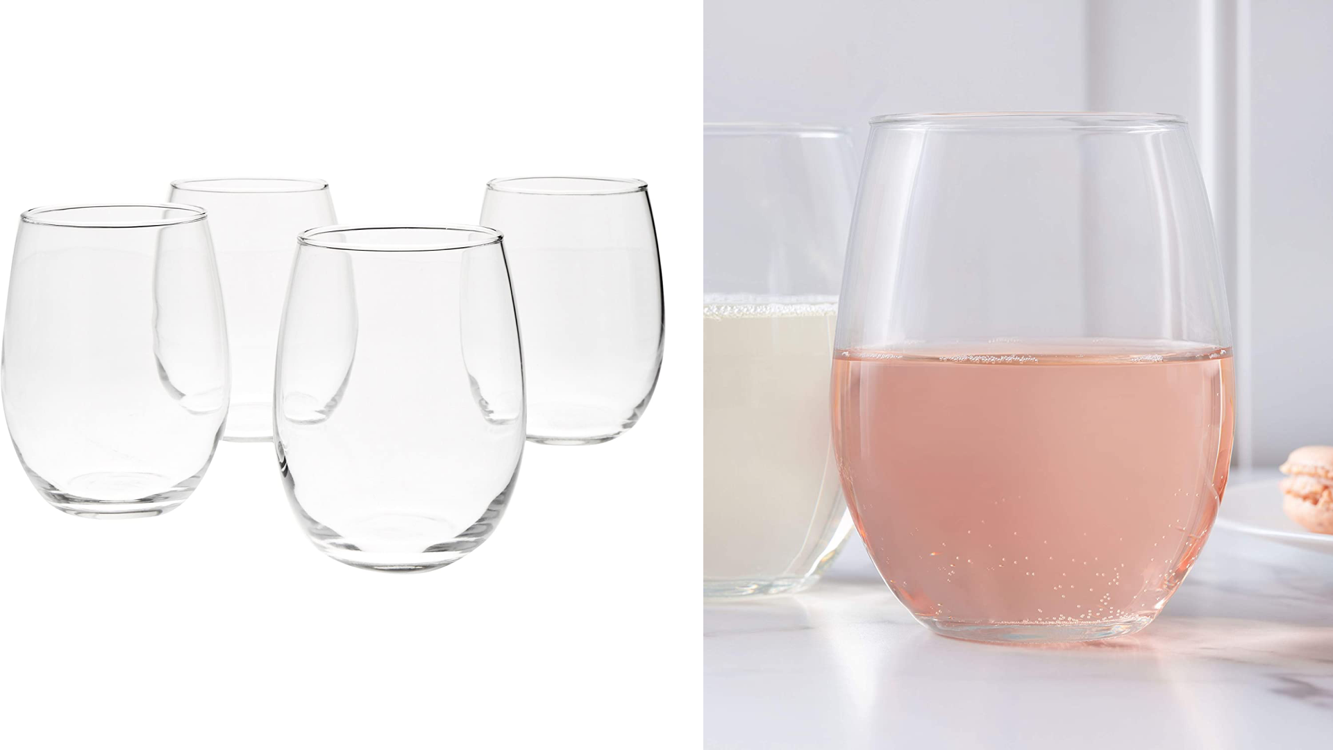 College Cityscape Wine Glasses - Set of 2