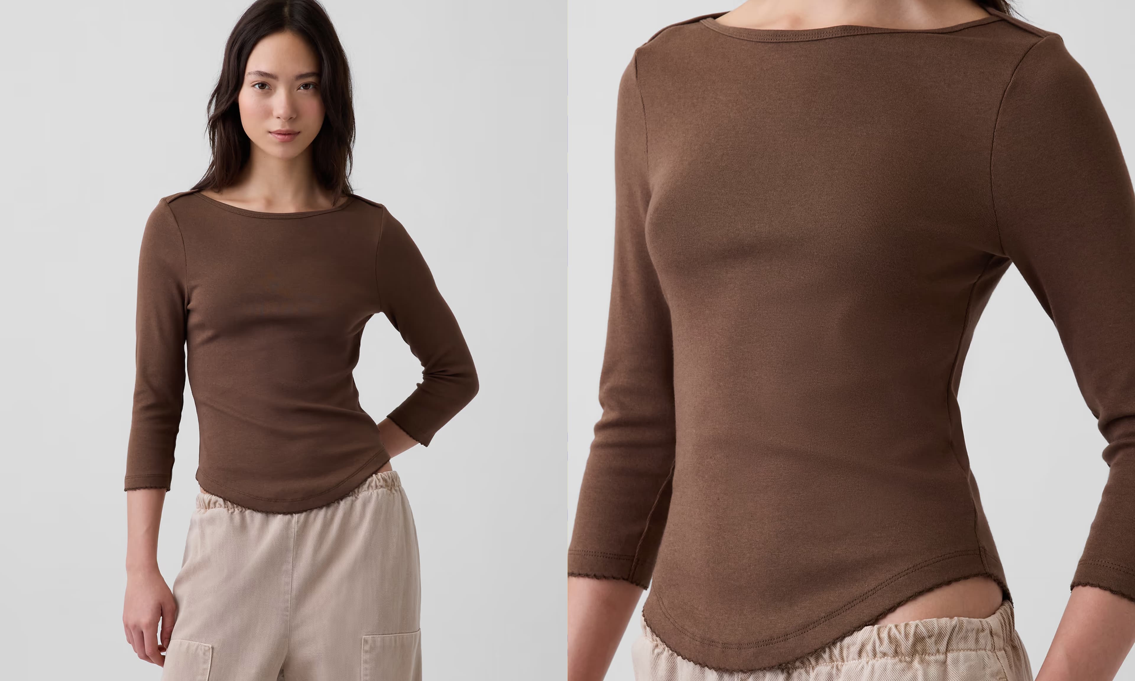 boatneck T-shirt