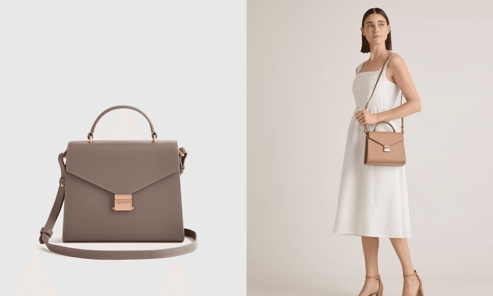 Italian Leather Top Handle Crossbody Satchel