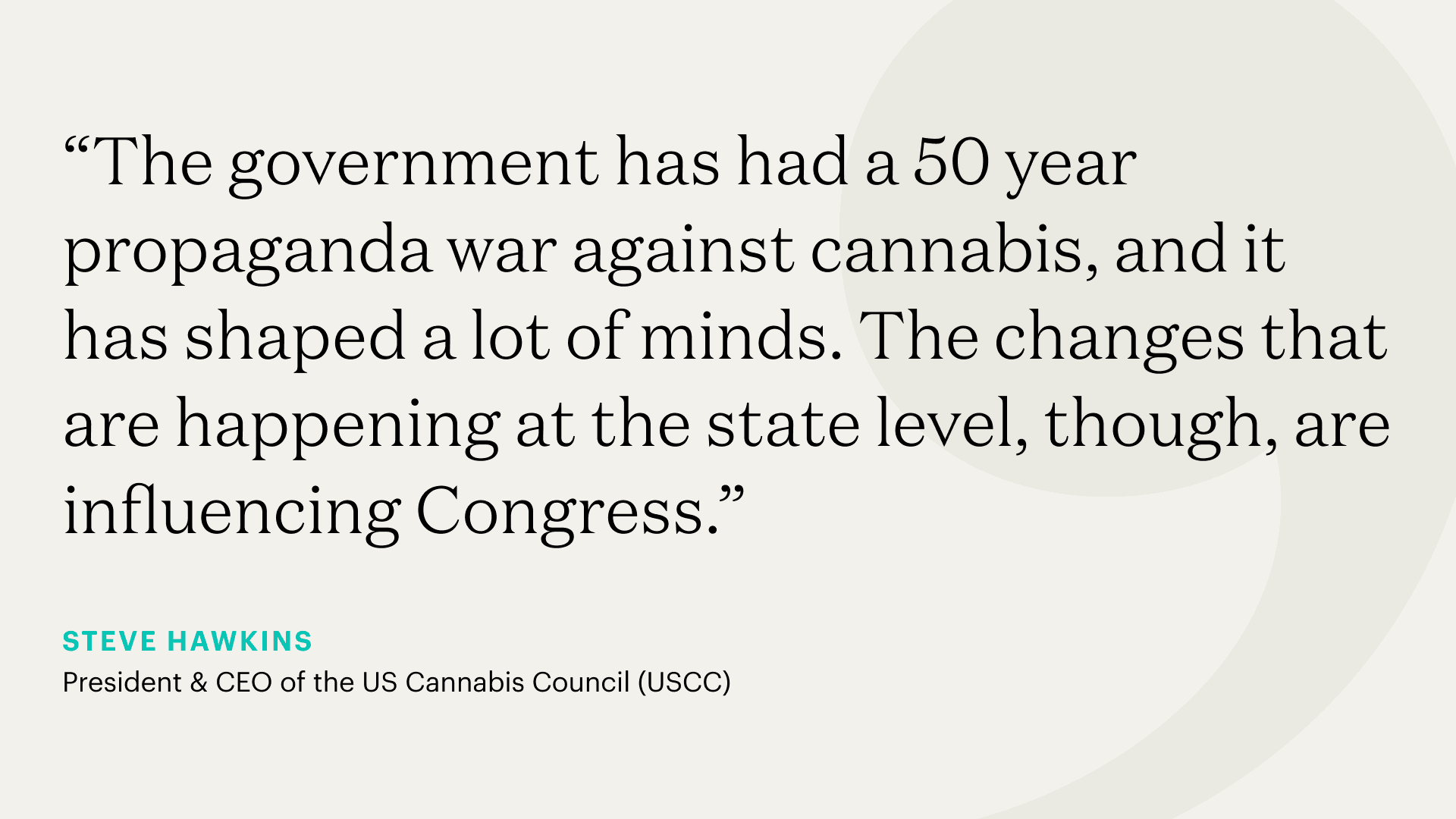 Steve Hawkins from USCC