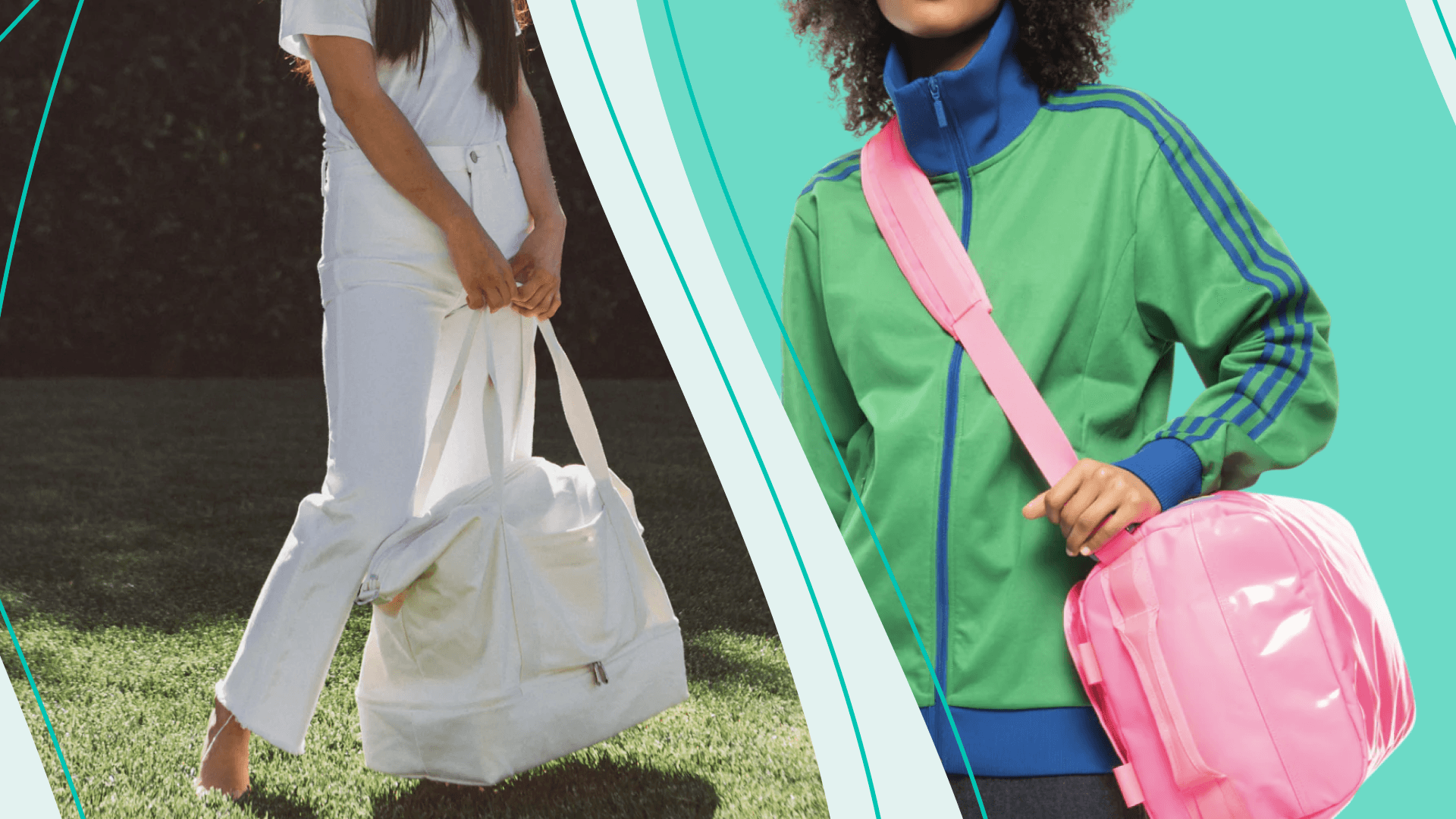 Weekender bags and duffle bags