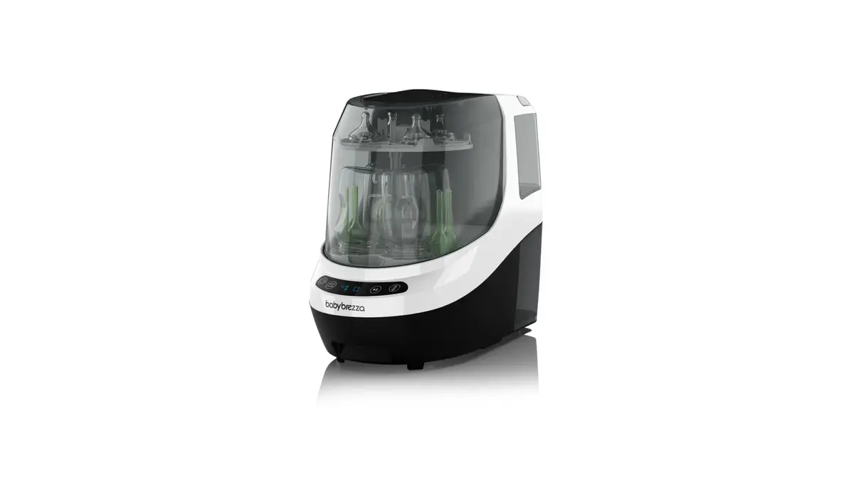 Baby Brezza Bottle Washer Pro - Baby Bottle Washer, Sterilizer + Dryer - All in One Machine Cleans Bottles, Pump Parts, & Sippy Cups - Replaces Hand Washing, Bottle Brushes and Drying Racks