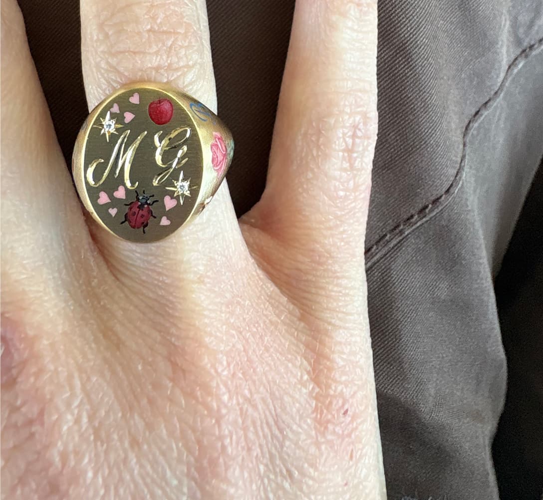 enamel ring