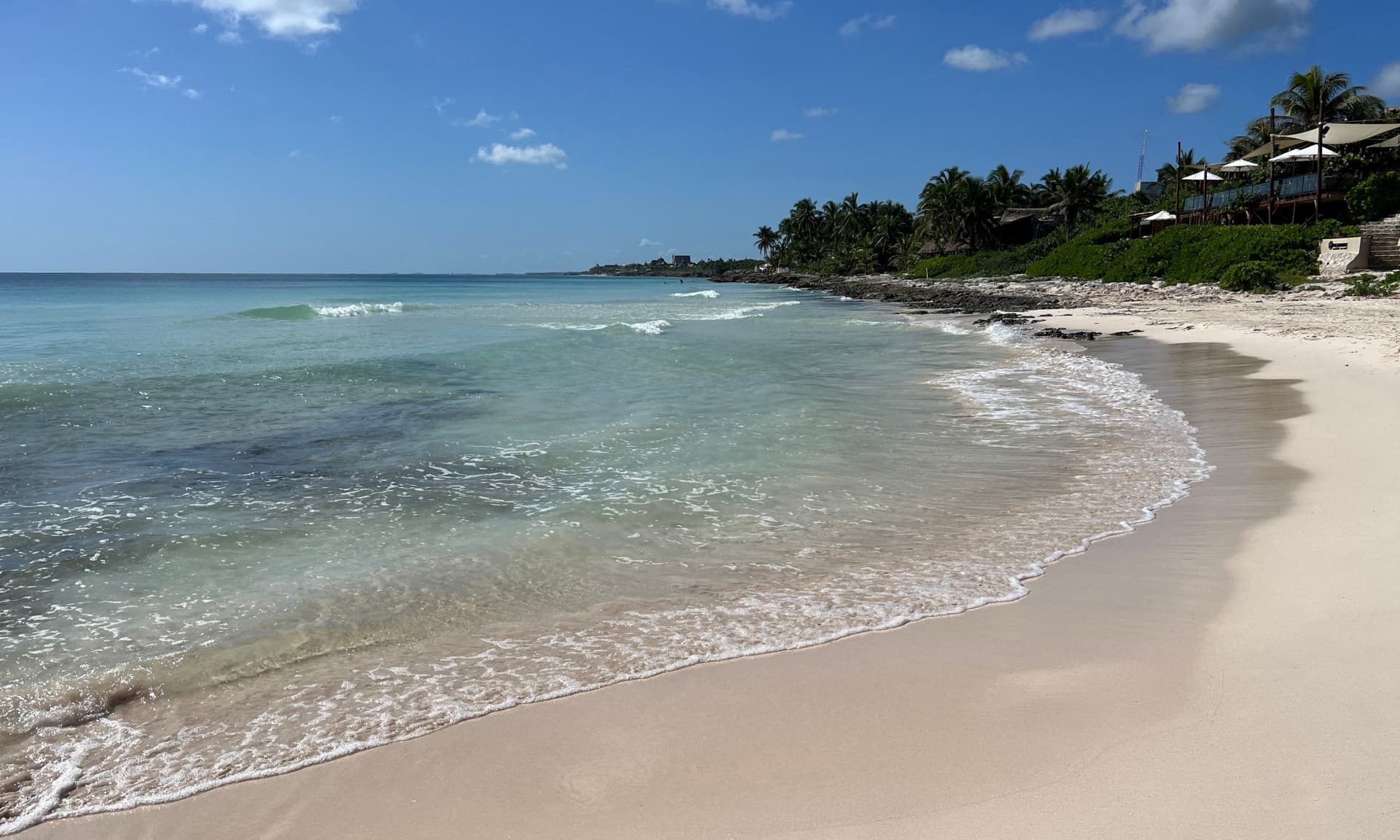 Beach in Tulum Mexico