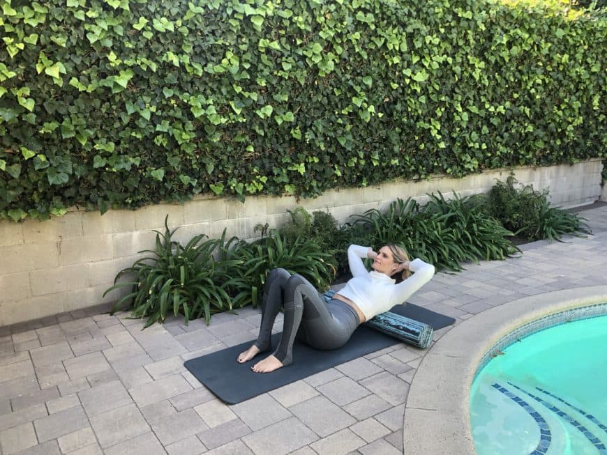 Foam rolling moves to beat bloat