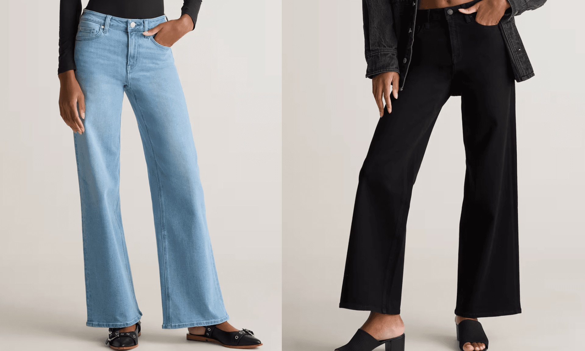 Bella Stretch Wide Leg Jeans
