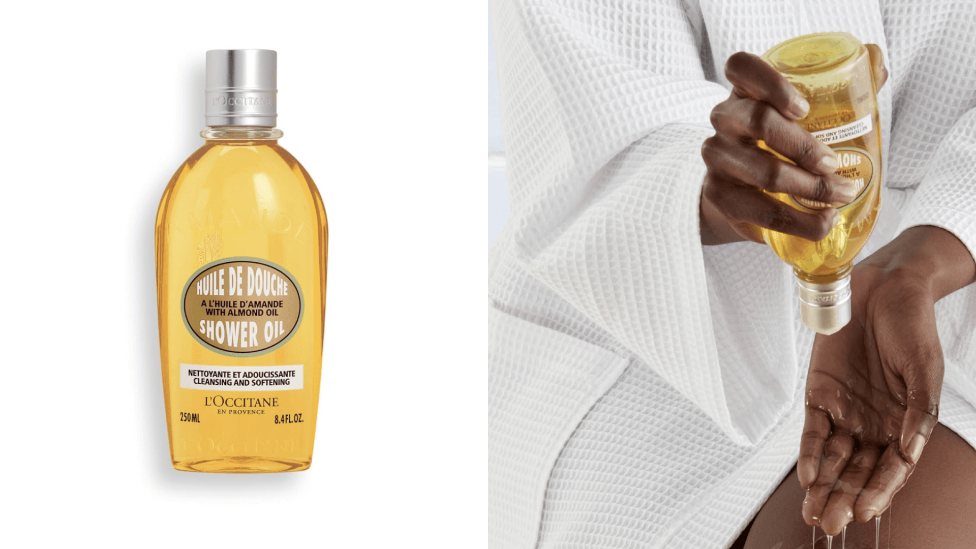 L'OCCITANE Cleansing & Softening Almond Shower Oil 8.40 fl oz