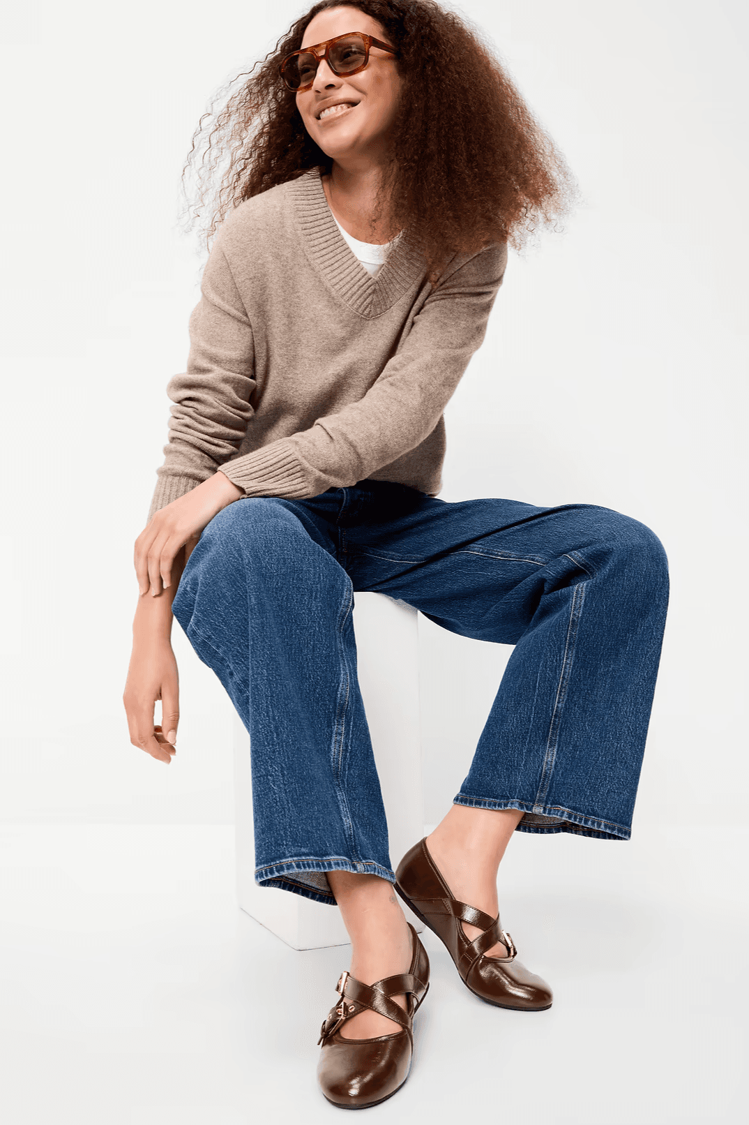 crossover ballet flats
