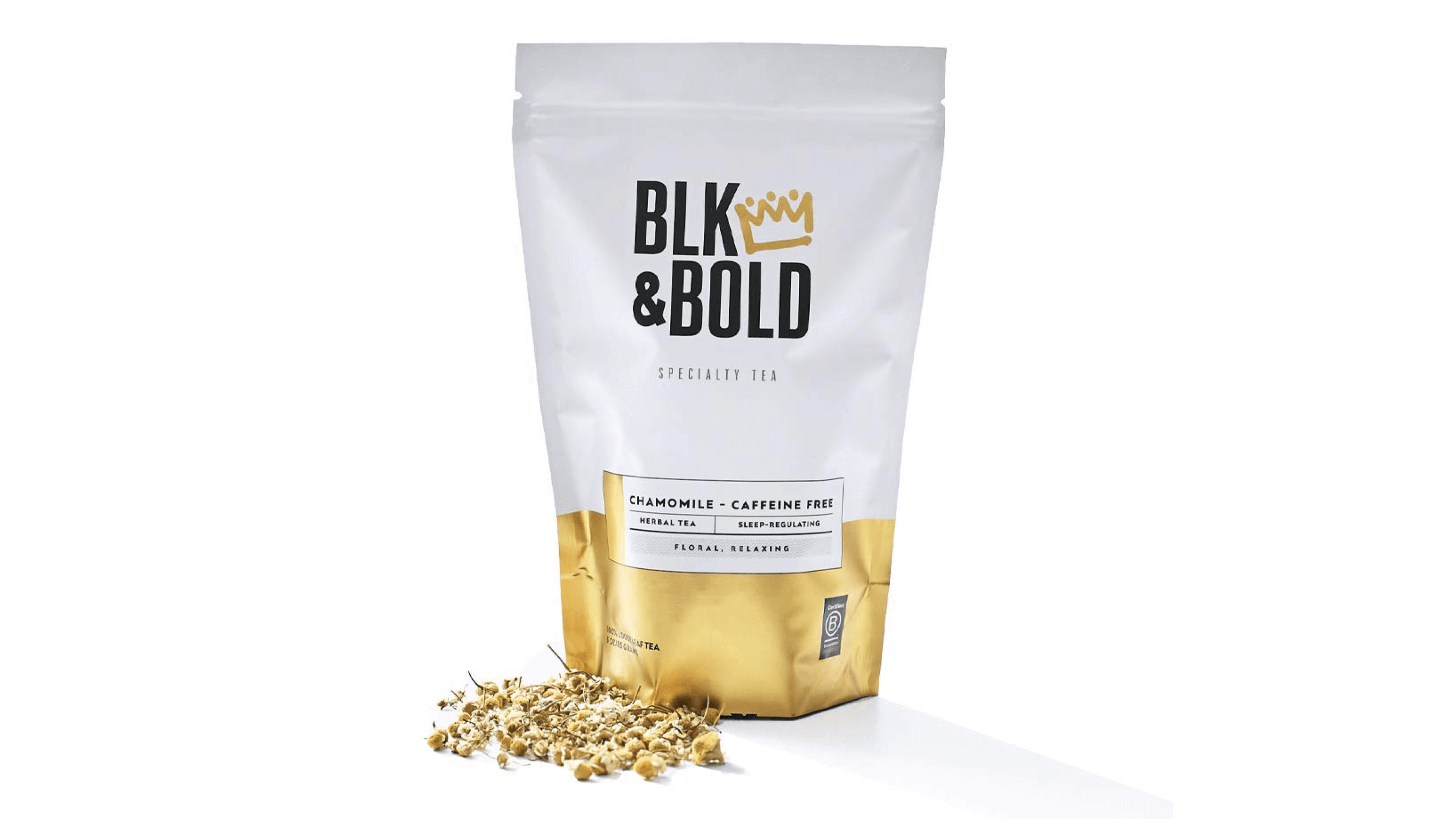 loose-leaf herbal chamomile tea