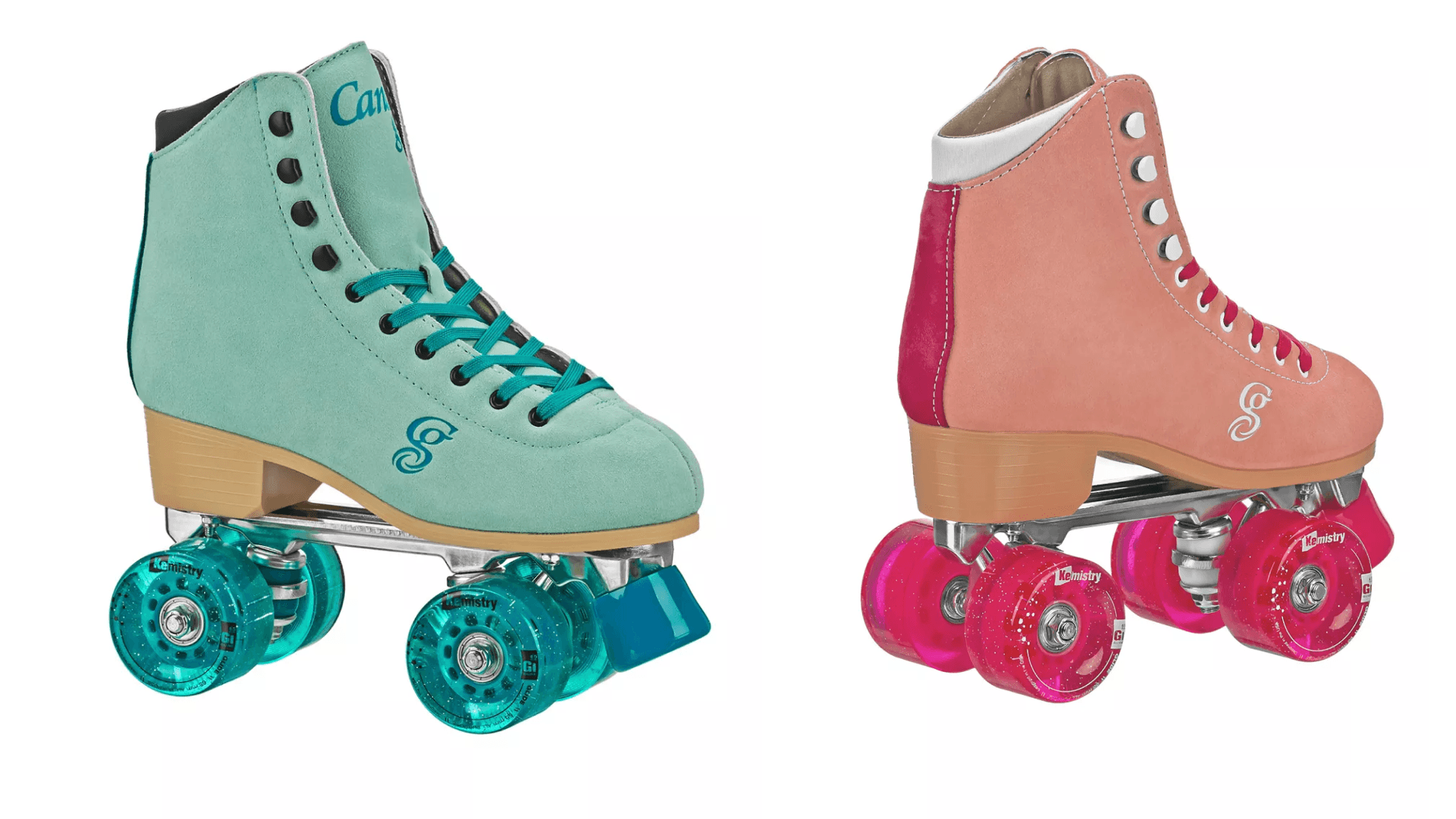 A pair of retro roller skates