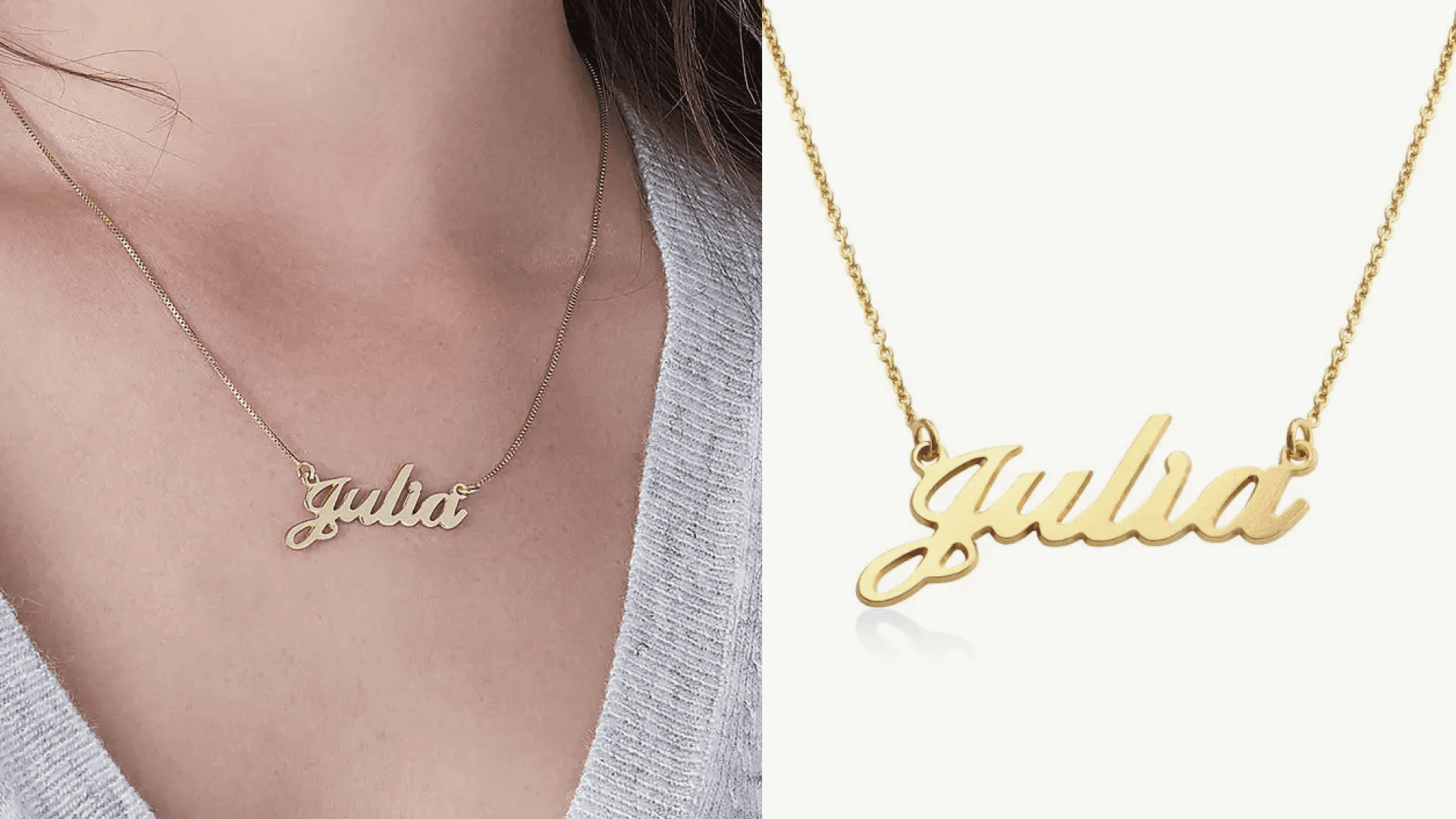 nameplate necklace