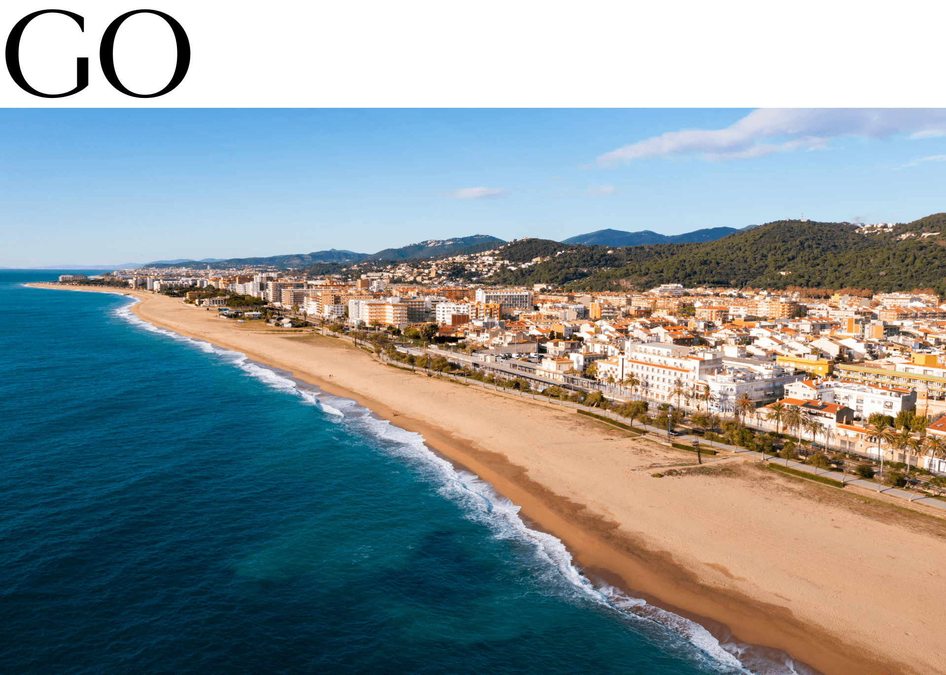 Go Section Beach scene