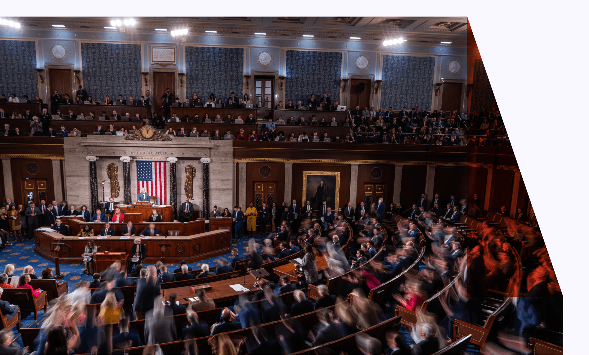 Lawmakers on the House floor