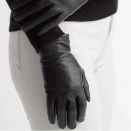 Quince Cashmere-Lined Leather Gloves