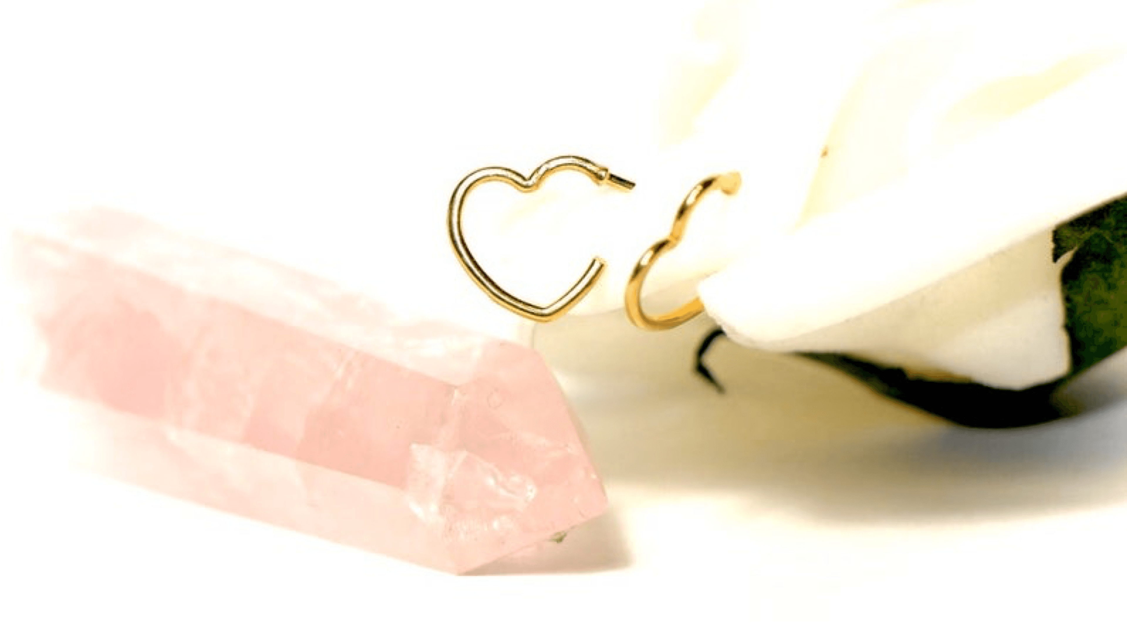 heart shaped hoop earrings