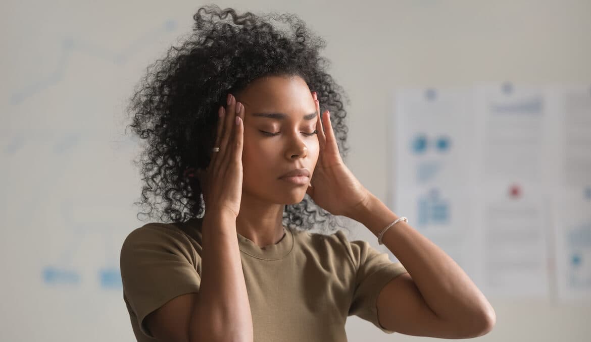 Featured image for How To Give Yourself an Eyebrow Massage—the 30-Second Solve That Can Help With Headaches