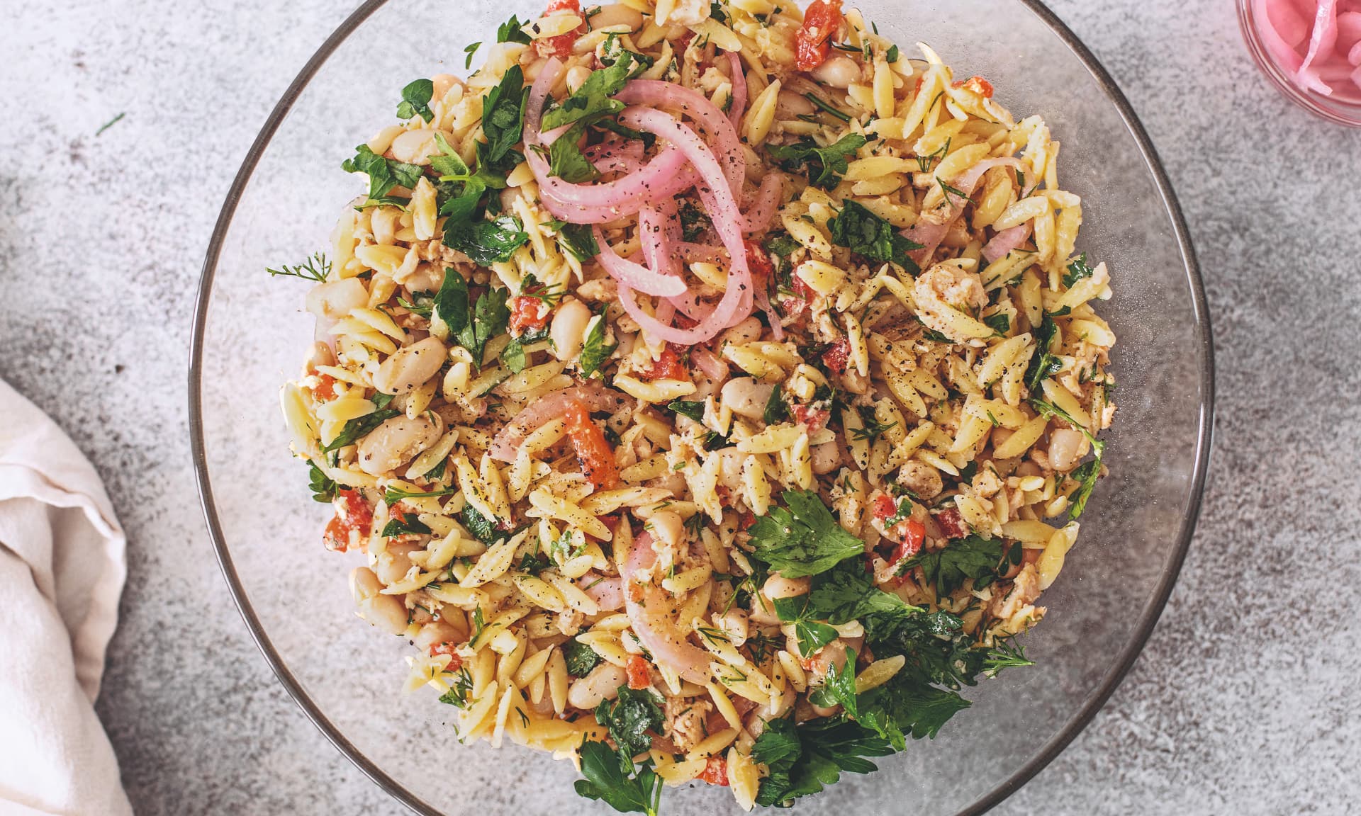 Jessica Merchant’s White Bean Tuna Orzo