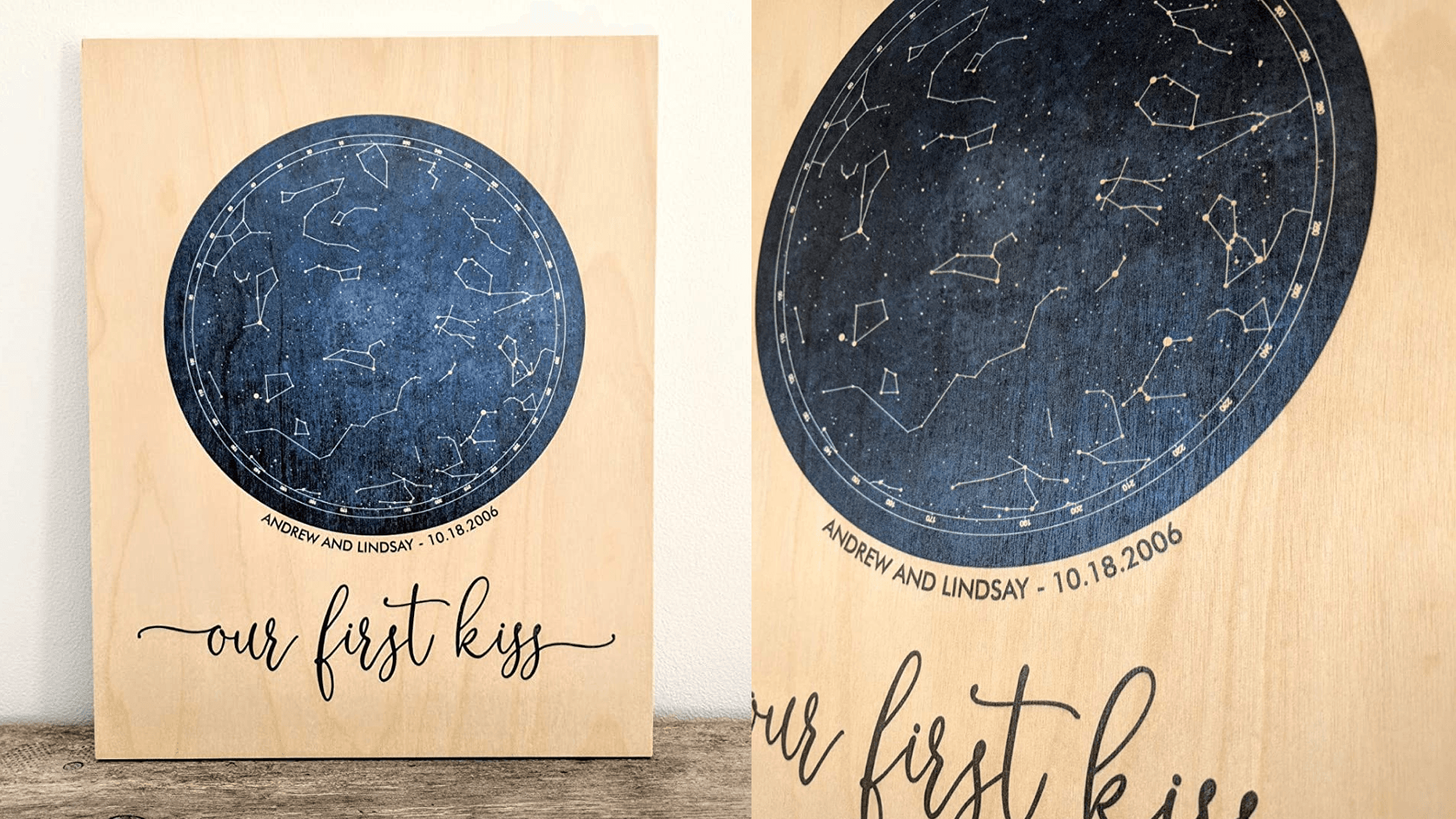 custom night sky constellation print