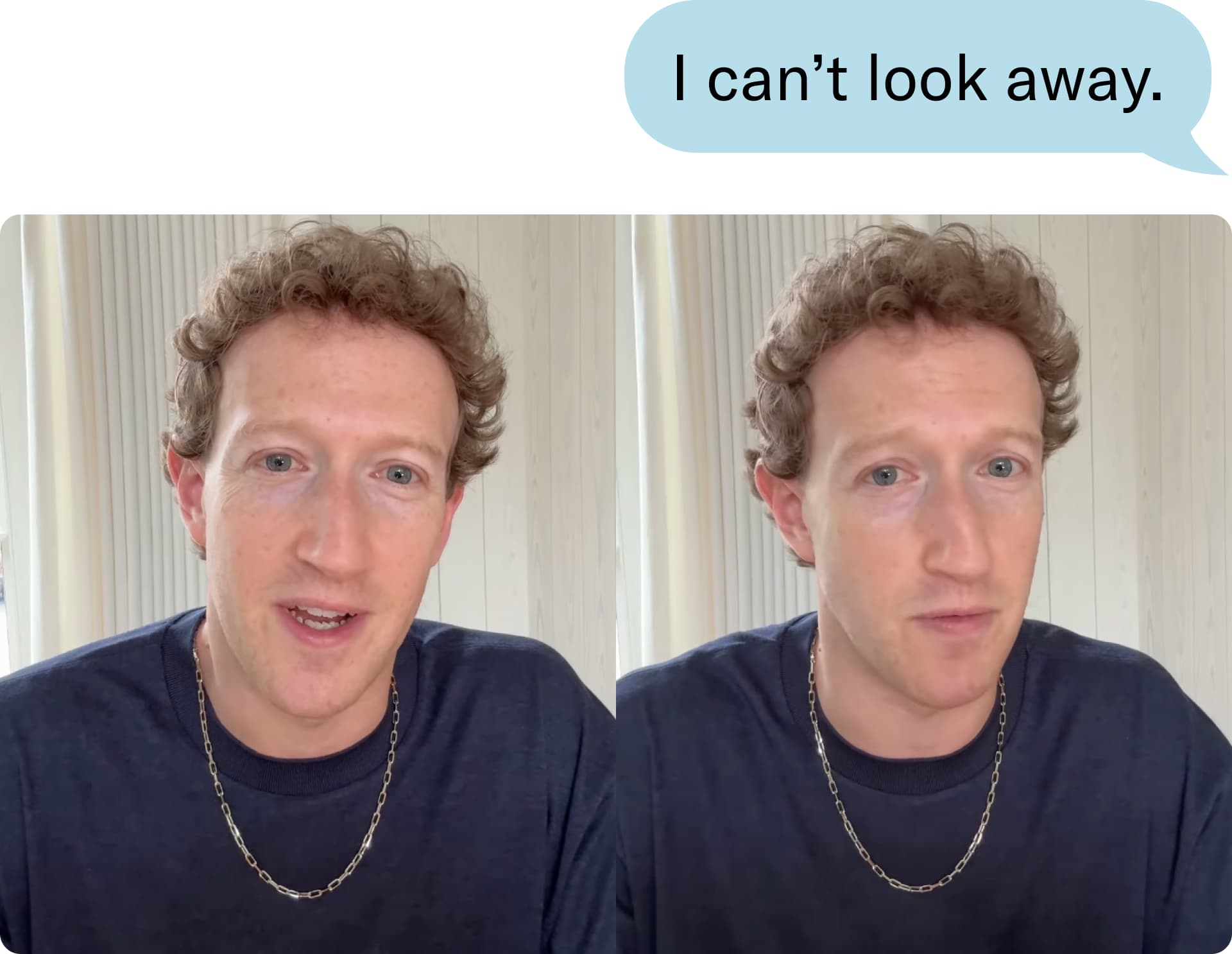 I can’t look away.